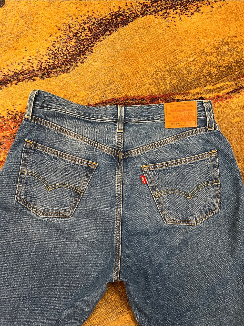 Levi’s 501 90’s lightweight midrise jeans Sz 30x29 - Picture 12 of 16